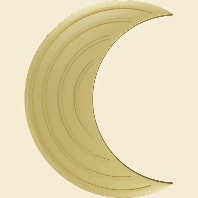 Moon, crescent