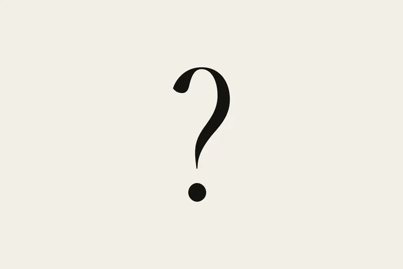 A question mark on paper, the two applications sit behind their passwords